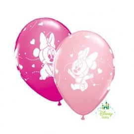 Disney Baby Minnie Mouse ballonnen ø 28 cm. 6 st.