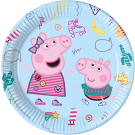 Peppa Pig bordjes Messy Play  ø 23 cm. 8 st.