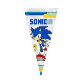 Sonic snoep puntzak 20 x 40 cm. 10 st.