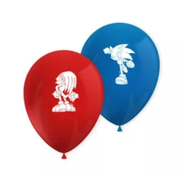 Sonic The Hedgehog Sega ballon ø 28 cm (8 st.)