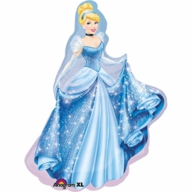 Disney Princess Assepoester folieballon XL 71 x 84 cm.