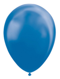 Ballonnen royal blue ø 30 cm. 10 st.