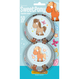 Sweet Pony cupcake vormpjes ø 5 cm. 50 st.