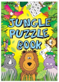 Jungle mini puzzel boekje (engelstalig)