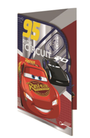 Disney Cars wenskaart Ride The Circuit (blanco)