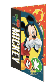 Disney Mickey Mouse wenskaart M28 (blanco)