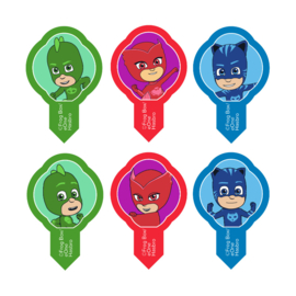 PJ Masks cupcake ouwel decoratie 12 st.