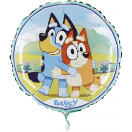 Bluey and friends folieballon ø 35 cm.