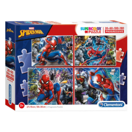 Marvel Spiderman puzzel progressive 20 - 60 - 100 - 180 stukjes