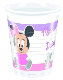 Disney Baby Minnie Mouse en Katrien bekertjes 20 cl. 8 st.