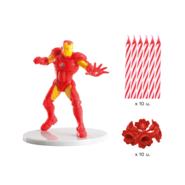 Avengers Iron Man taart decoratie set 11-delig