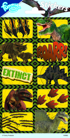 Dinosaurus stickers 3D