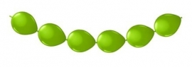 Knoopballonnen limegroen 3 mtr.