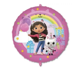 Gabby's Poppenhuis folieballon ø 46 cm.
