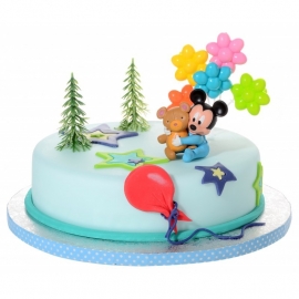 Disney Baby Mickey Mouse taart decoratieset 4-delig