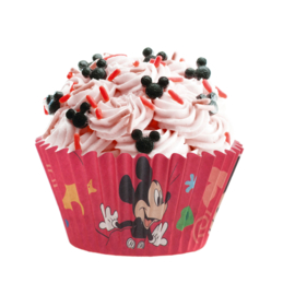 Disney Mickey Mouse en Pluto cupcake vormpjes ø 5 cm. 25 st.