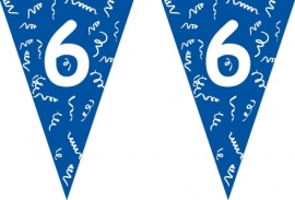 Vlaggenlijn blauw 6 jaar 5 mtr.