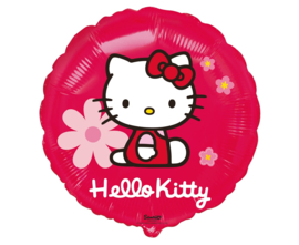 Hello Kitty folieballon Flowers ø 45 cm.