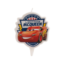Disney Cars taart kaars Lightning McQueen 7,5 cm.