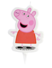 Peppa Pig taart kaars 7,5 cm. 2D