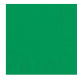 Groene servetten Emerald Green 33 x 33 cm. 20 st.