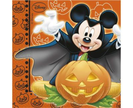 Disney Mickey Halloween servetten 33 x 33 cm. 20 st.