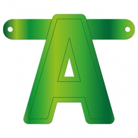 Letters en cijfers lime groen