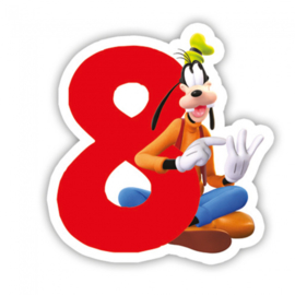 Disney Goofy 8e verjaardag taart kaars