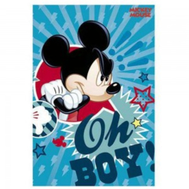 Disney Mickey Mouse fleecedeken Oh Boy 100 x 150 cm.