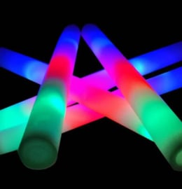 LED foamstick -schuimstaaf MULTICOLOR