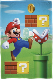 Super Mario Bros fleecedeken 100 x 150 cm.