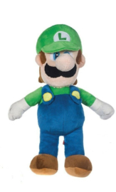 Super Mario Bros pluche knuffel Luigi 35 cm.