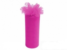 Tule fuchsia L 9 mtr. x B 30 cm.