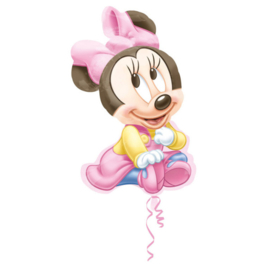 Disney Baby Minnie Mouse folieballon XL 51 x 84 cm.