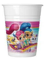 Shimmer and Shine glitter friends bekertjes 8 st.