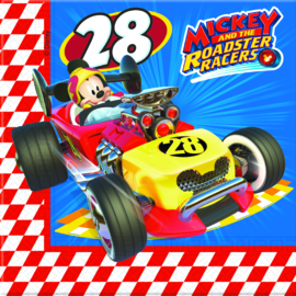 Disney Mickey and the Roadster Racers servetten 33 x 33 cm. 20 st.