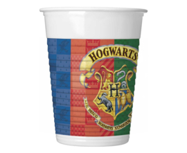 Harry Potter bekertjes Hogwarts Houses 200 ml. 8 st.