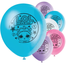 LOL Surprise ballonnen party ø 30,4 cm. 8 st.