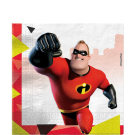 Disney The Incredibles servetten 33 x 33 cm. 20 st.