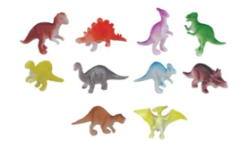 Dinosaurus uitdeel figuur 4-5 cm.  p/stuk