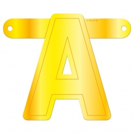 Letters en cijfers geel