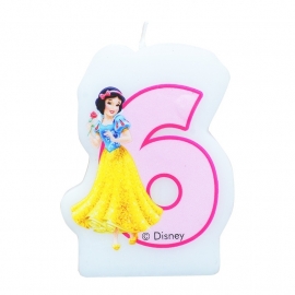 Disney Princess Sneeuwwitje 6e verjaardagskaars