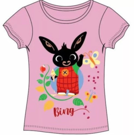 Bing t-shirt roze vlinder mt. 116