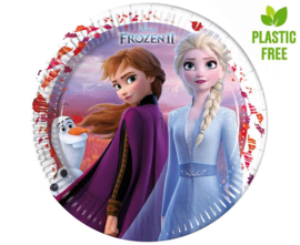 Disney Frozen 2 bordjes FSC ø 23 cm. 8 st.