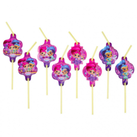 Shimmer and Shine rietjes 8 st.