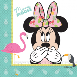 Disney Minnie Mouse tropical servetten 20 st.