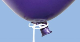 Ballonsluiter Qualatex  ø 3,4 cm. excl. lint en ballon 100 st.