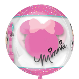 Disney Minnie Mouse 1st birthday see thru ballon