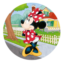 Disney Minnie Mouse ouwel taart decoratie ø 20 cm.