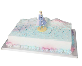 Disney Frozen Elsa taart topper decoratie incl. sneeuw en ijs